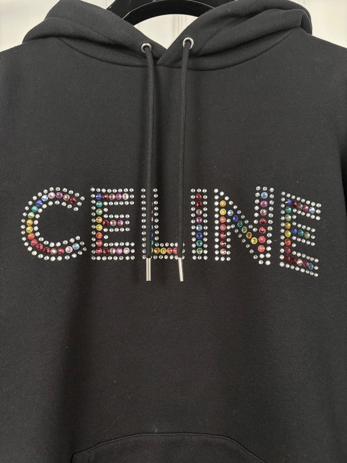 Celine Glitter Rainbow Hoodie