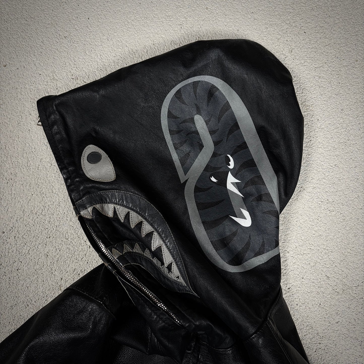 Bape Leather Hoodie/Jacket