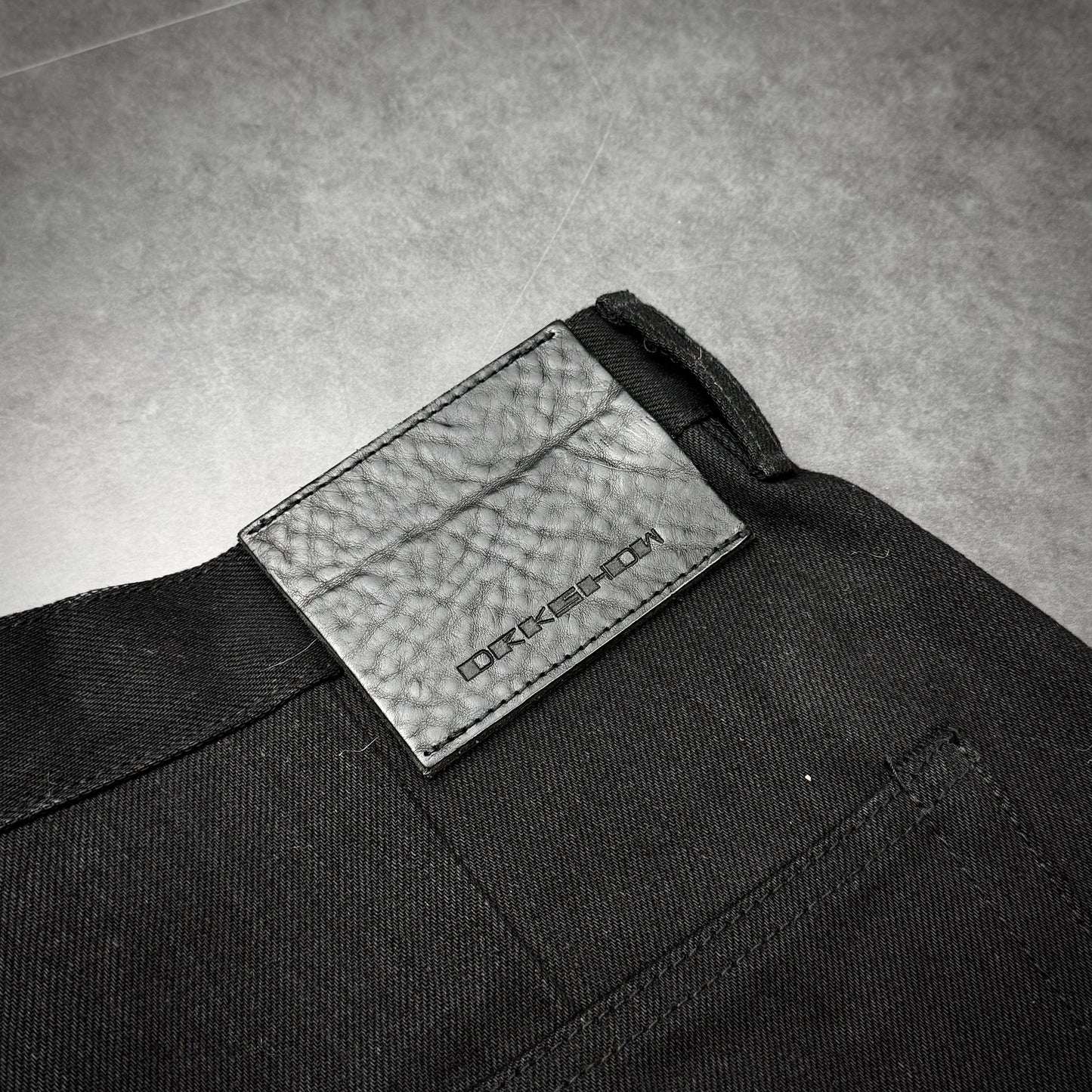 (sample) Rick owens „Japanese denim“ double knee geth cut