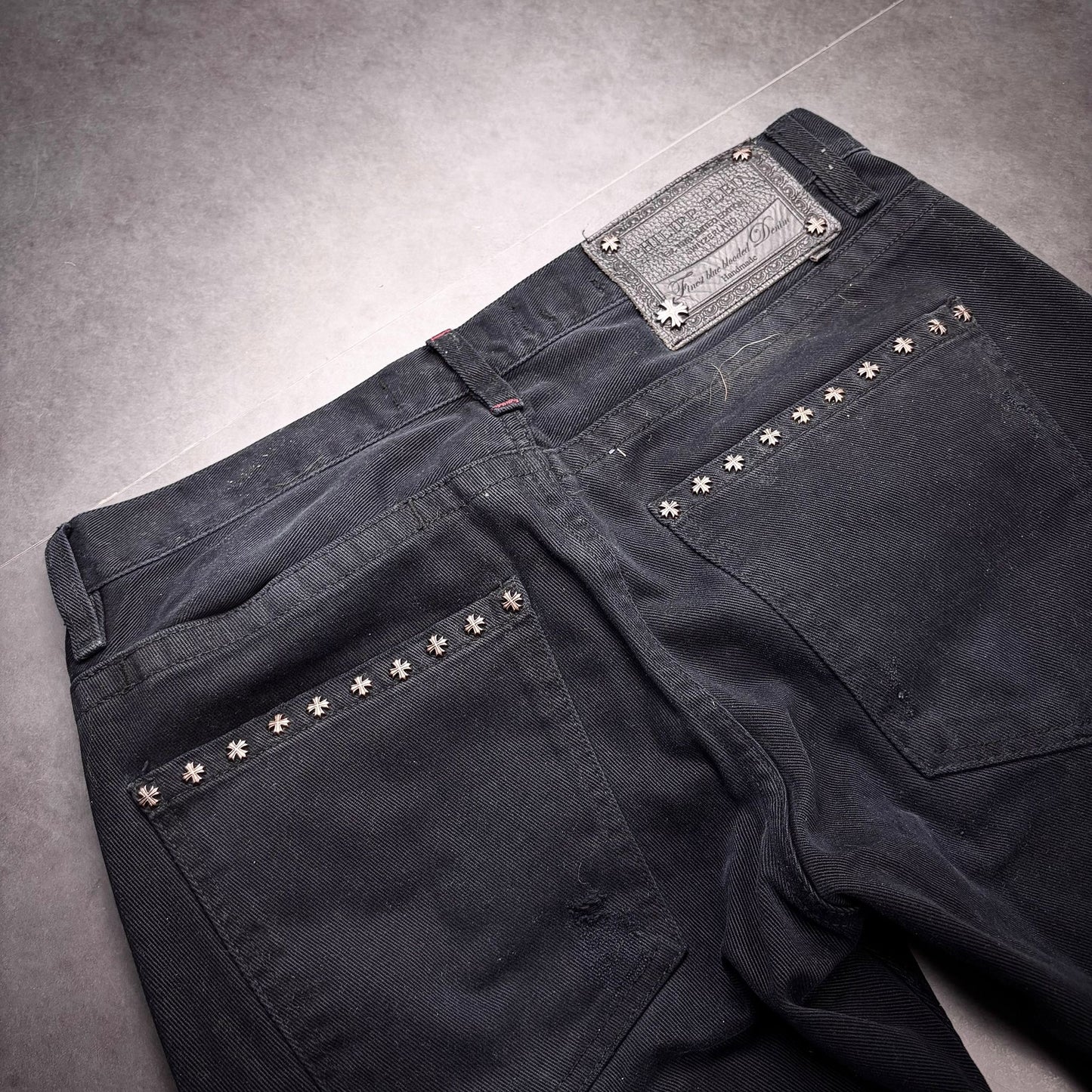 Philipp plein washed star bootcut denim