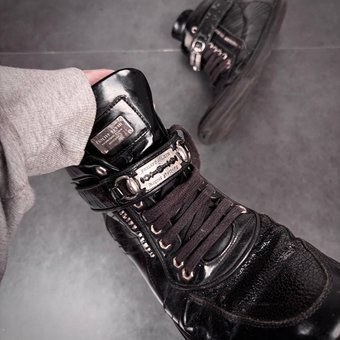 Philipp plein razorblade hightop sneaker