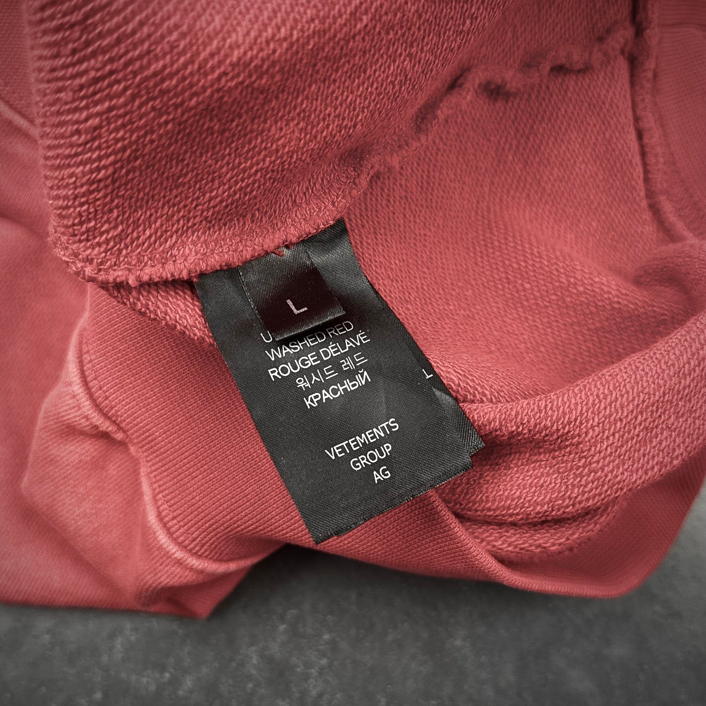 Vetements „Im Not Doing Shit Today“ Hoodie