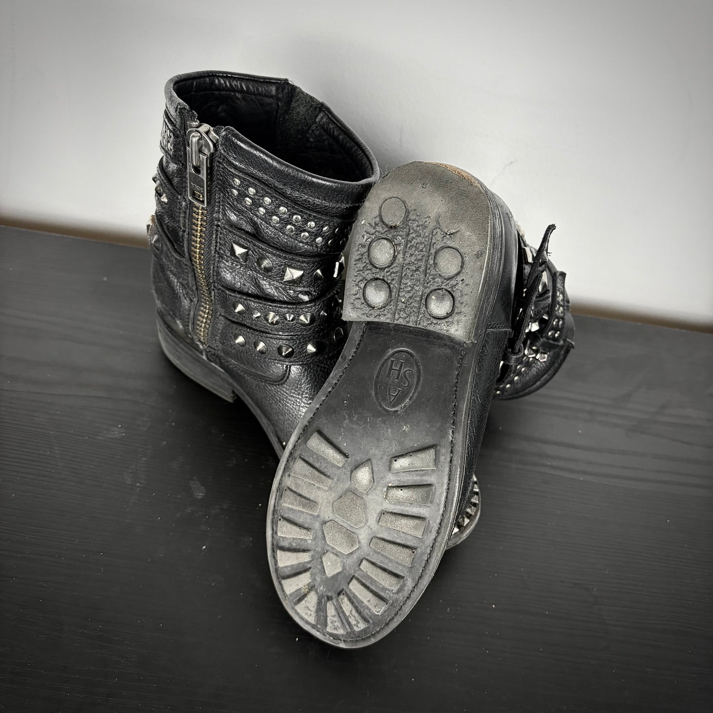 ASH Studded Strap Boots