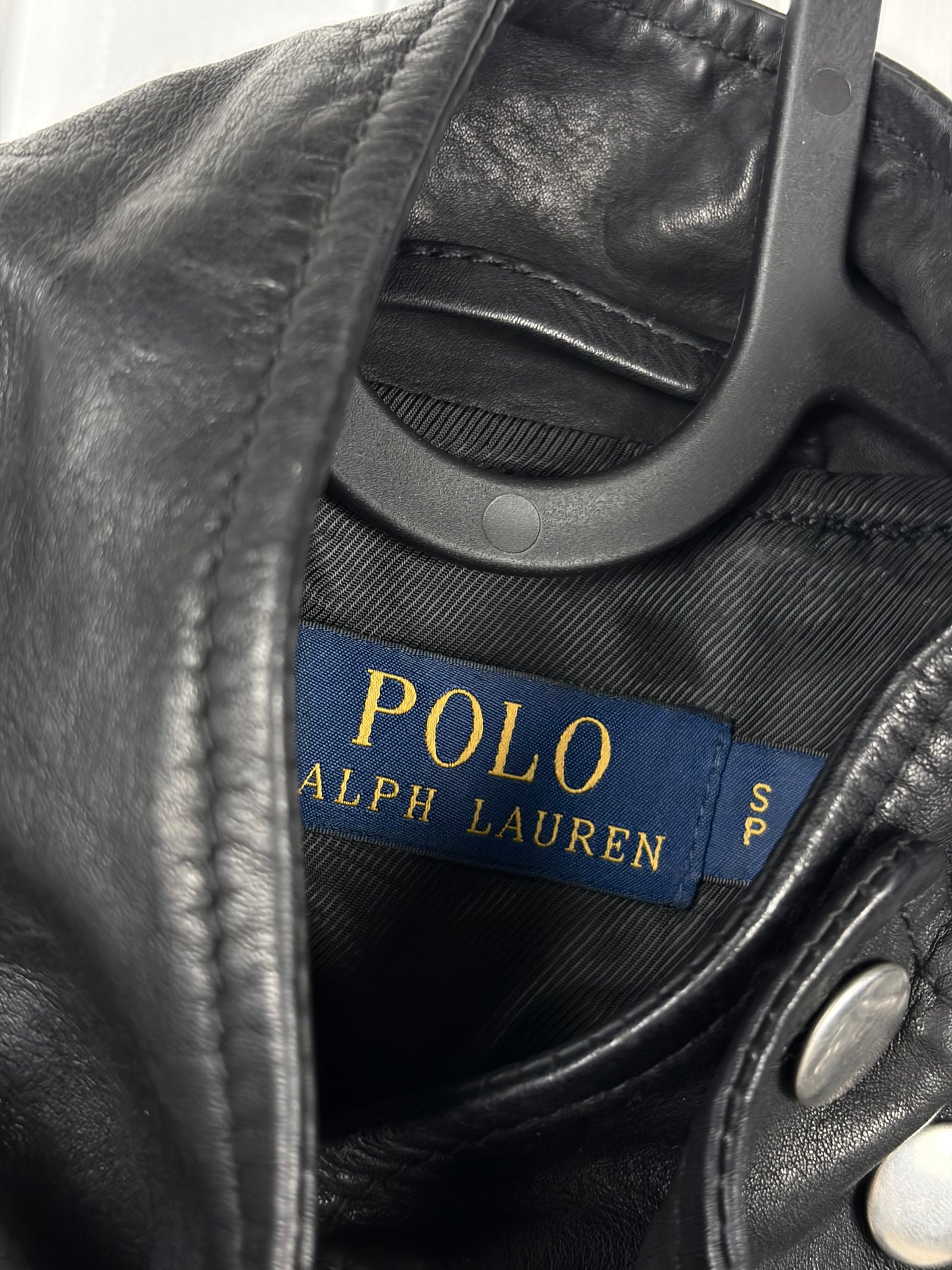 Ralph Lauren Sample Leather Napoleon Jacket