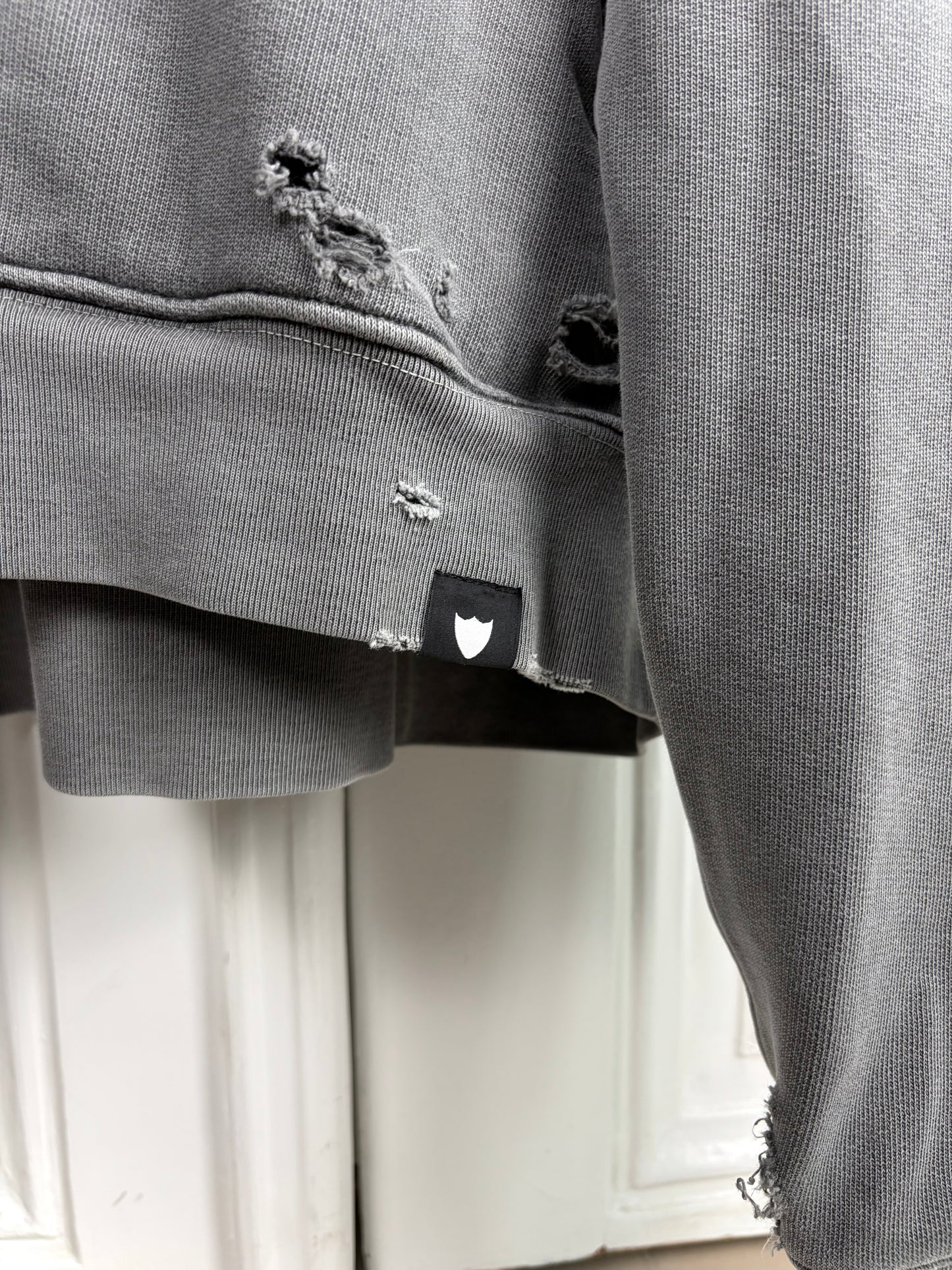 HTC Heavy Distressed Shield Hoodie