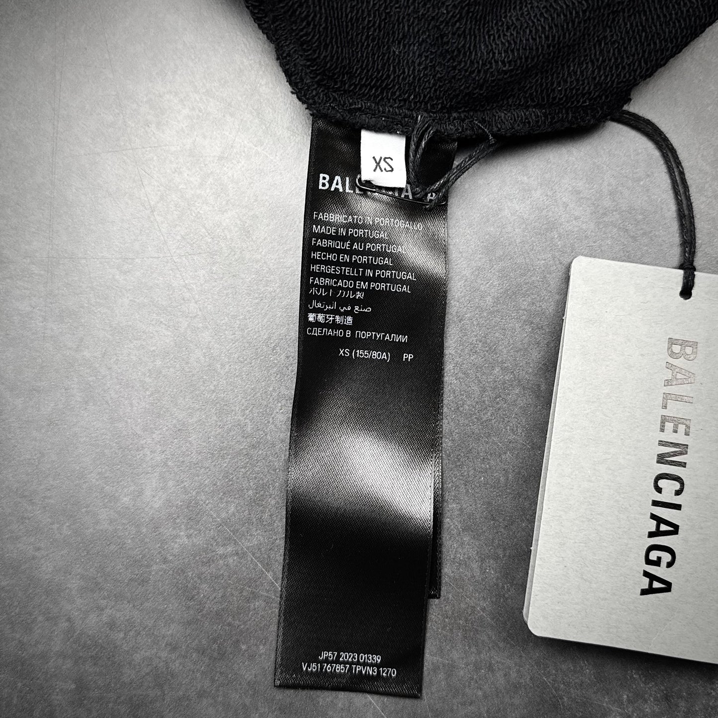 Balenciaga sticker zip hoodie sample