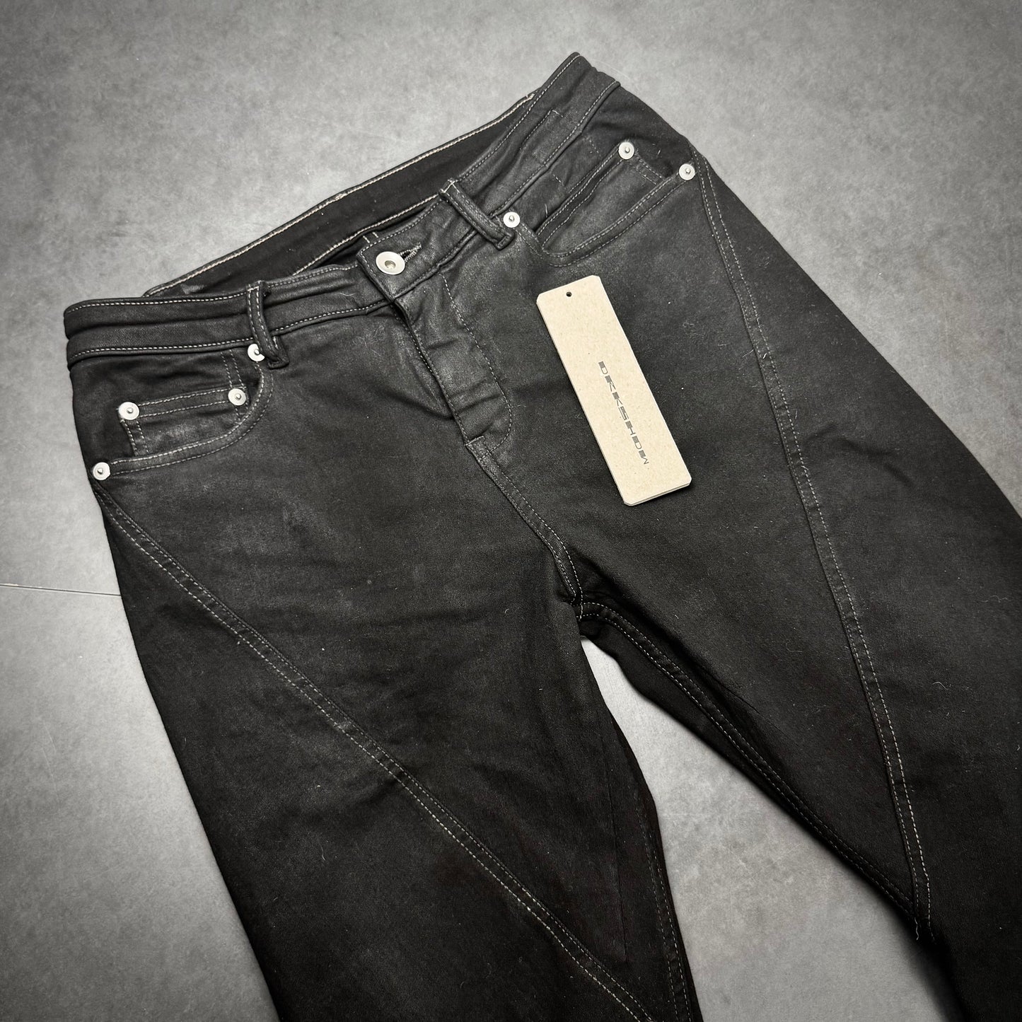 Rick Owens „Bias“ Spiral Bootcut