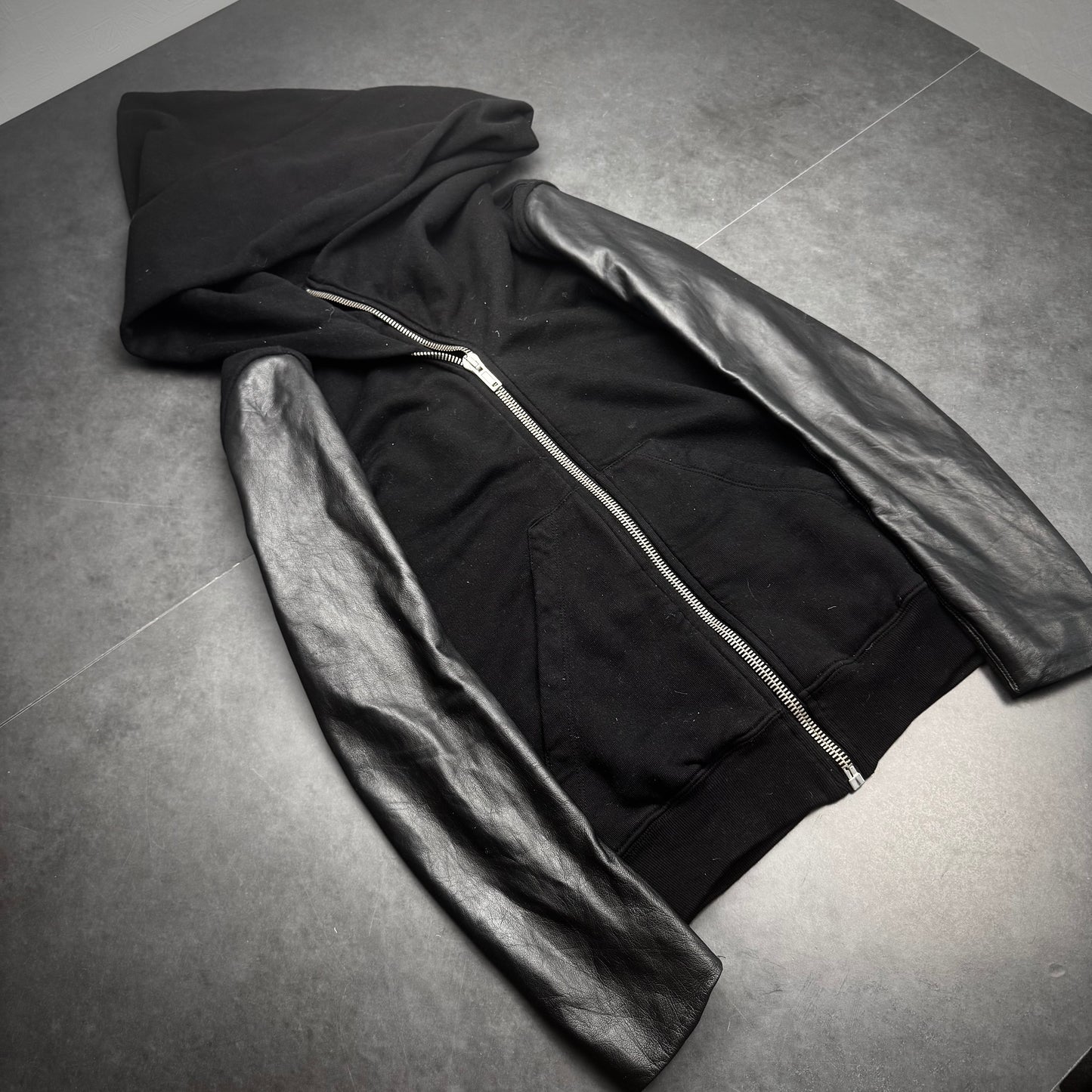 Rick Owens Olmar&Mirta Leather Wizard Hoodie