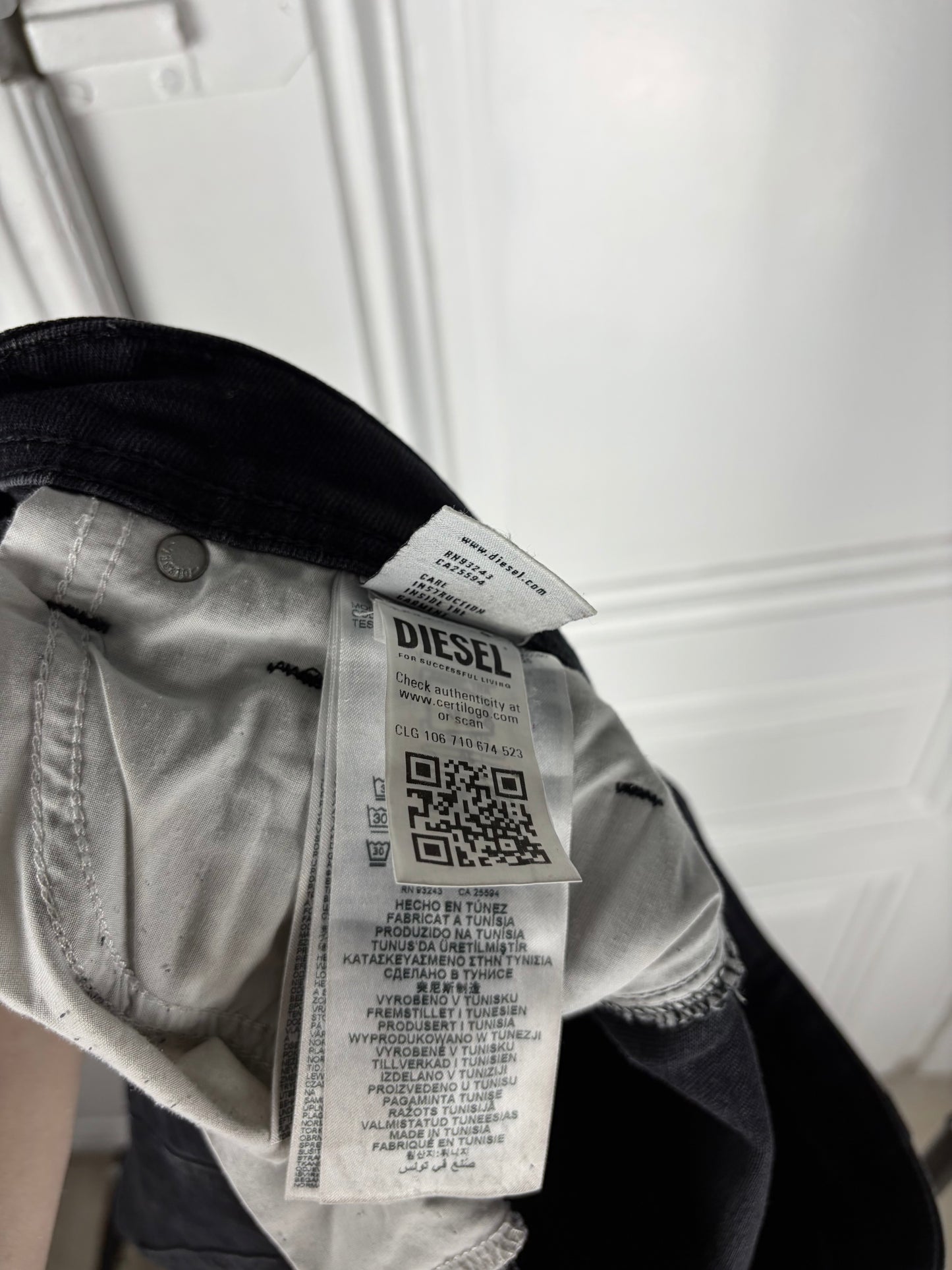 Diesel Stone Washed Denim