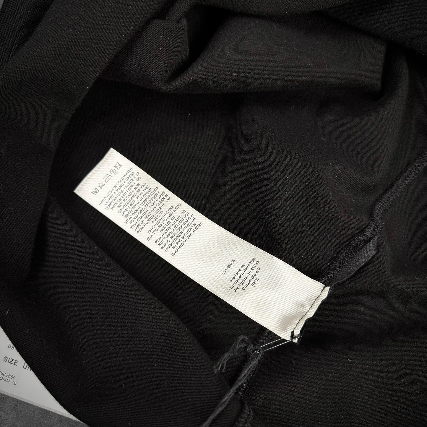 Rick owens „tommy“ T-shirt F/W24 Porterville