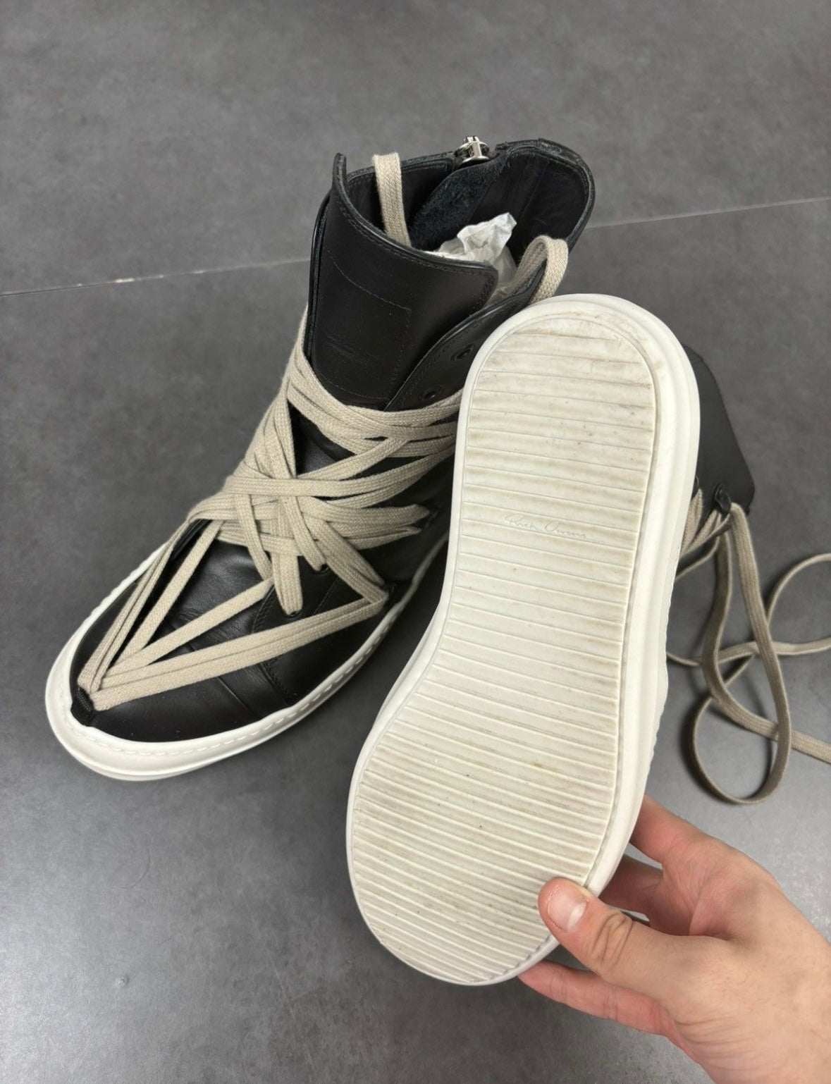 Rick owens megalace ramones