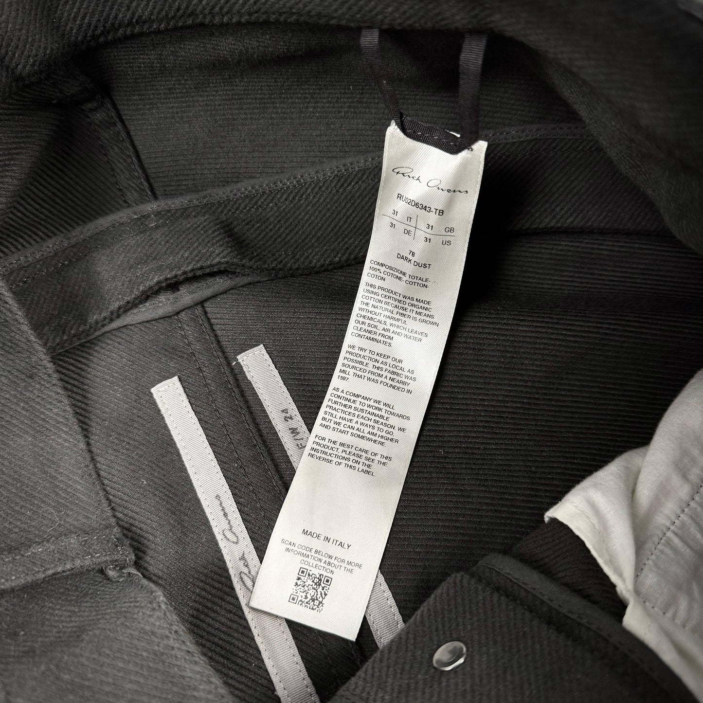 Rick owens „Bolan banana“ F/W24 Porterville