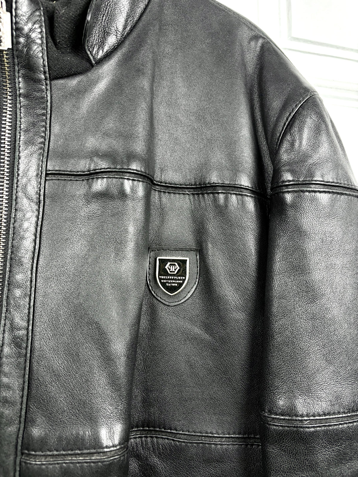 Philipp Plein Leather Jacket