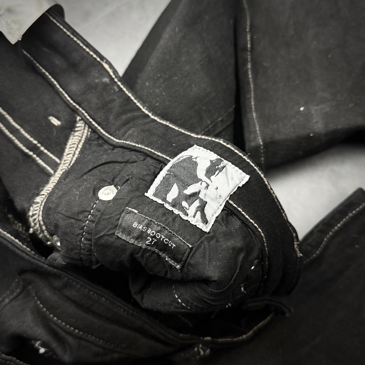 Rick Owens „Bias“ Spiral Bootcut