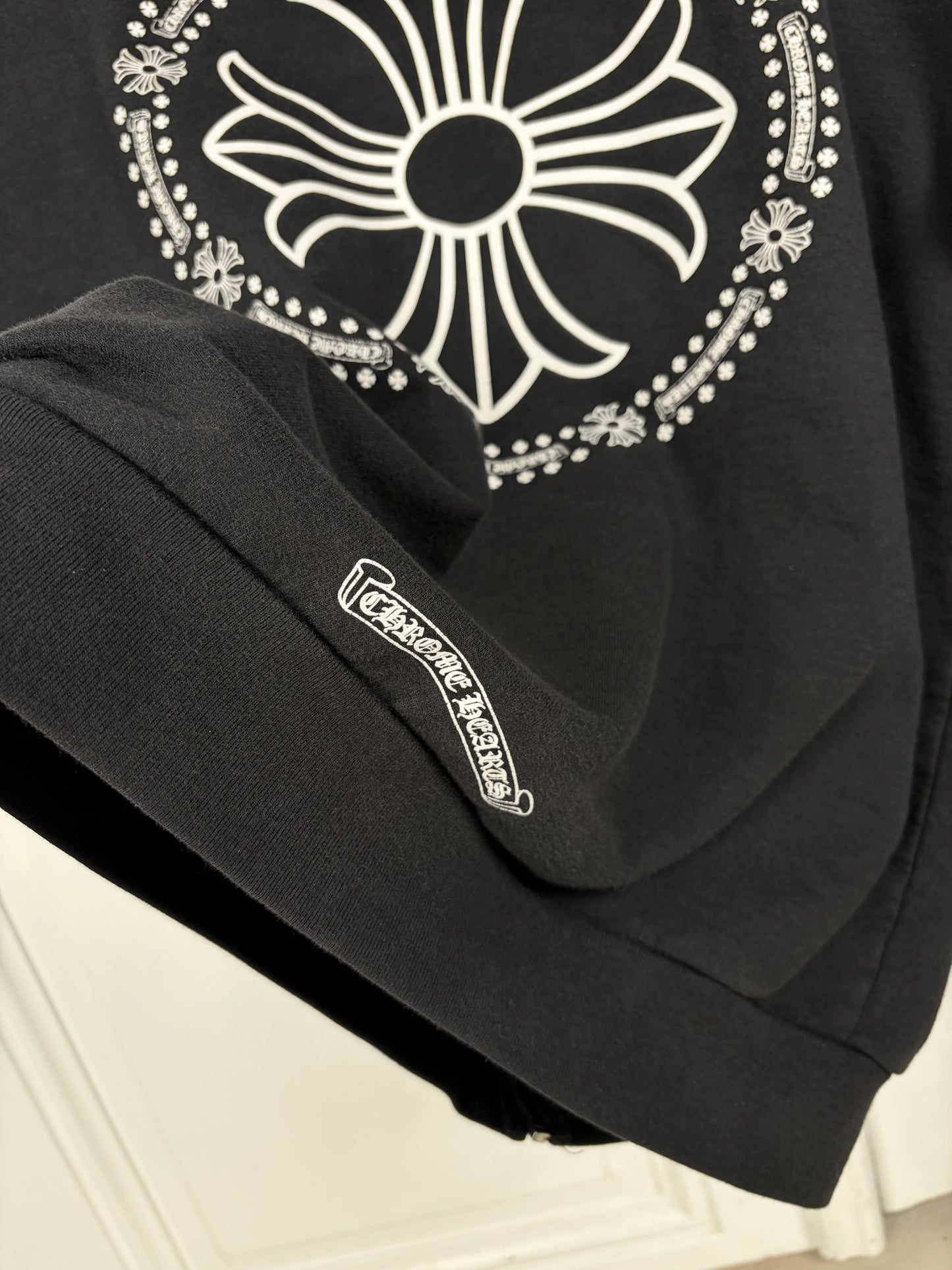 Chrome Hearts Plus Cross Dagger Zip Hoodie