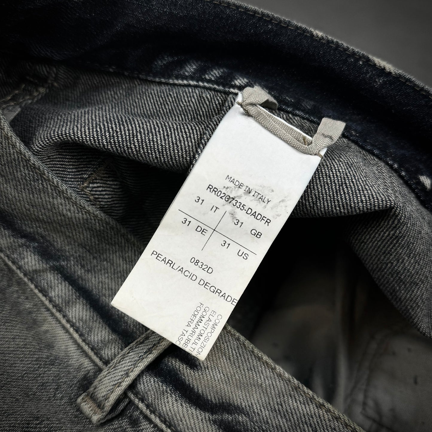 Rick Owens „Acid Degrade“ SAMPLE Bolan