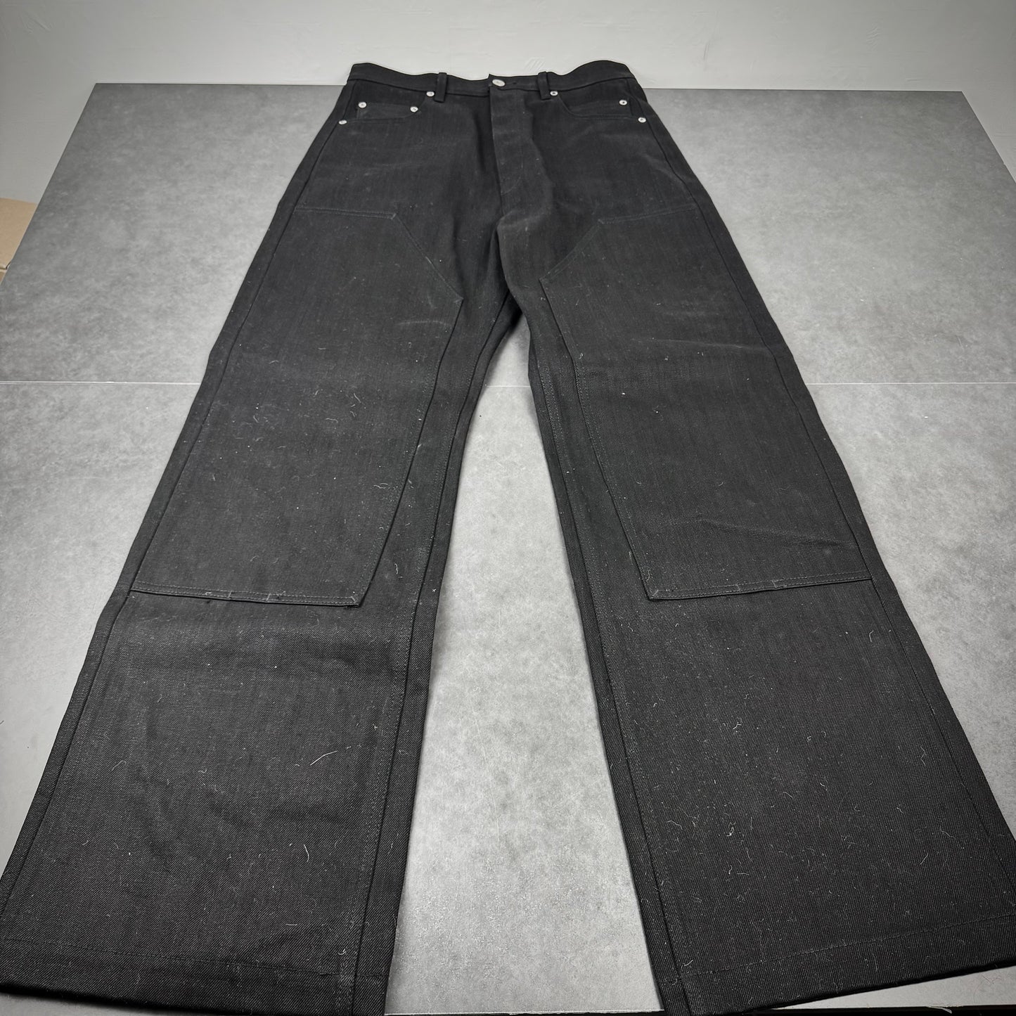 (sample) Rick owens „Japanese denim“ double knee geth cut