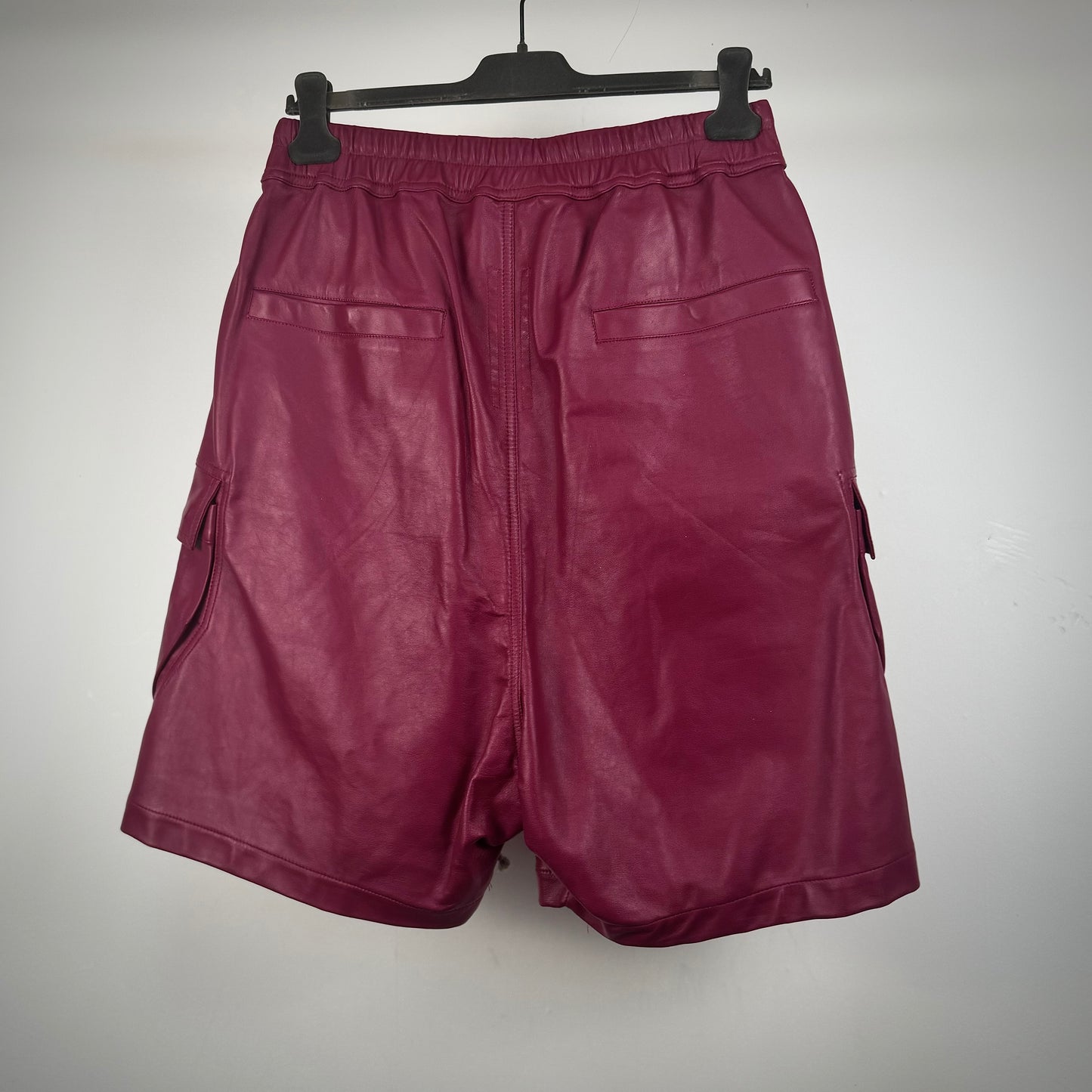 Rick Owens „Cargobela“ SAMPLE Leather Shorts