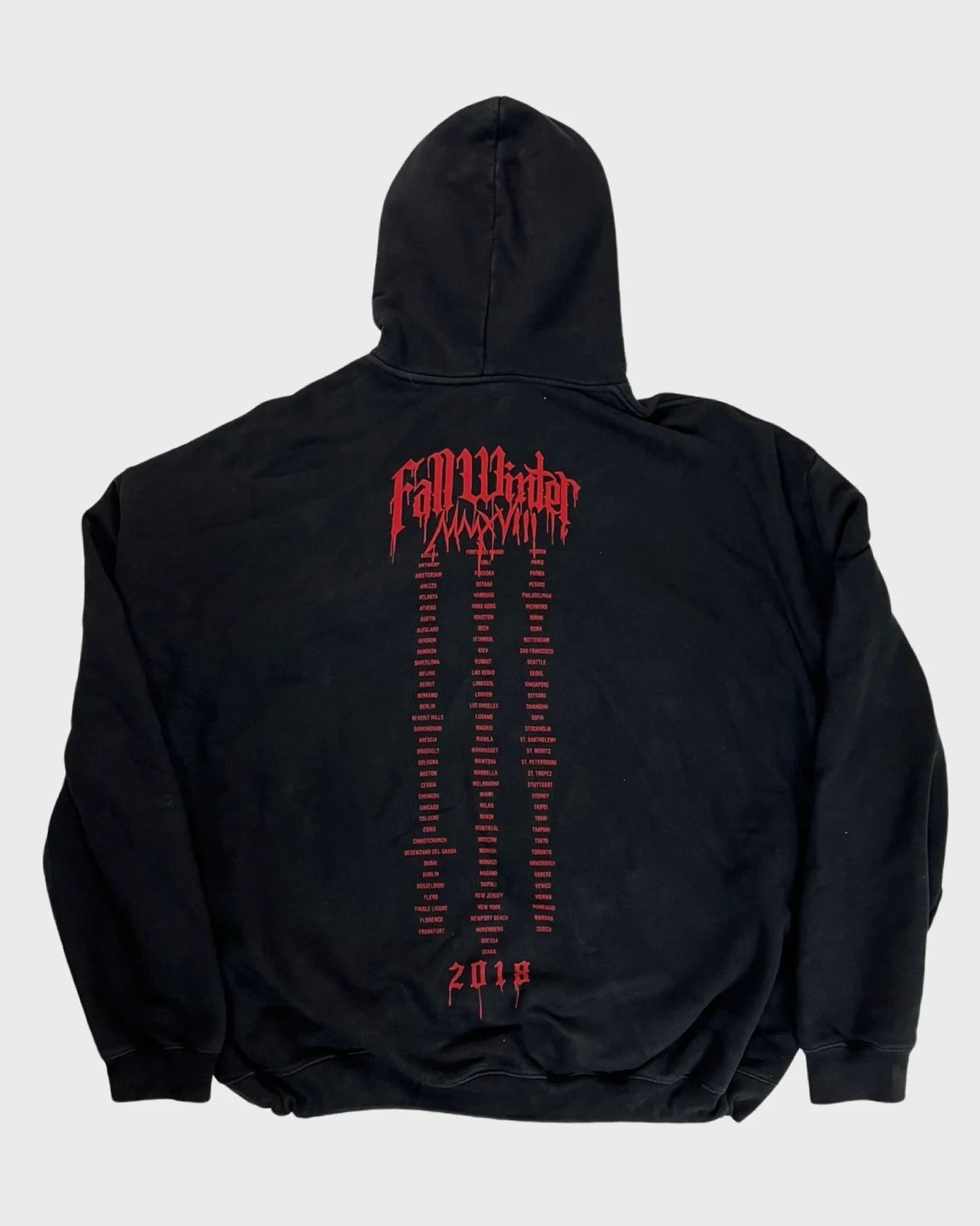 Vetements metal tour & rammstein hoodie bundle