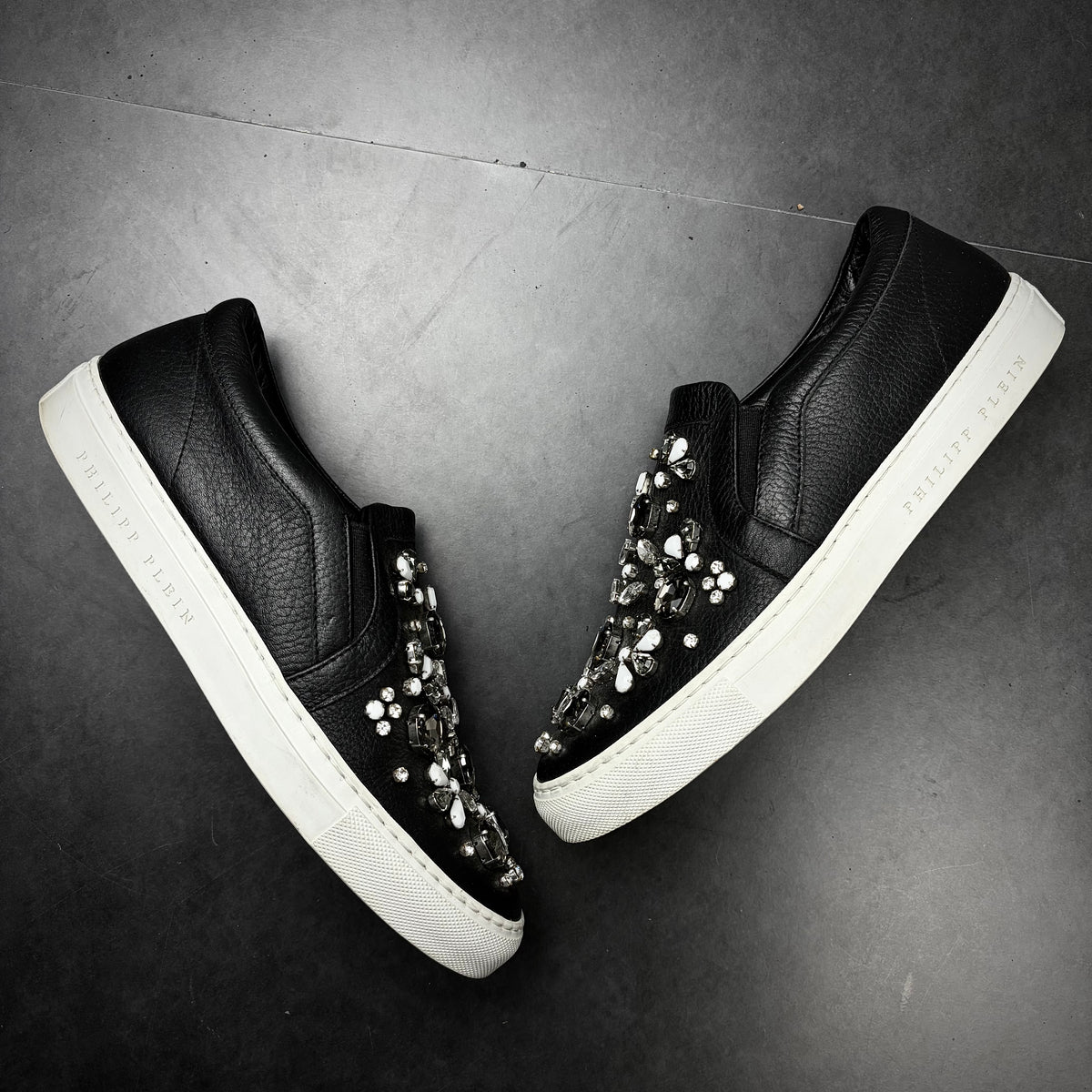 Philipp Plein Diamond Slip Ons