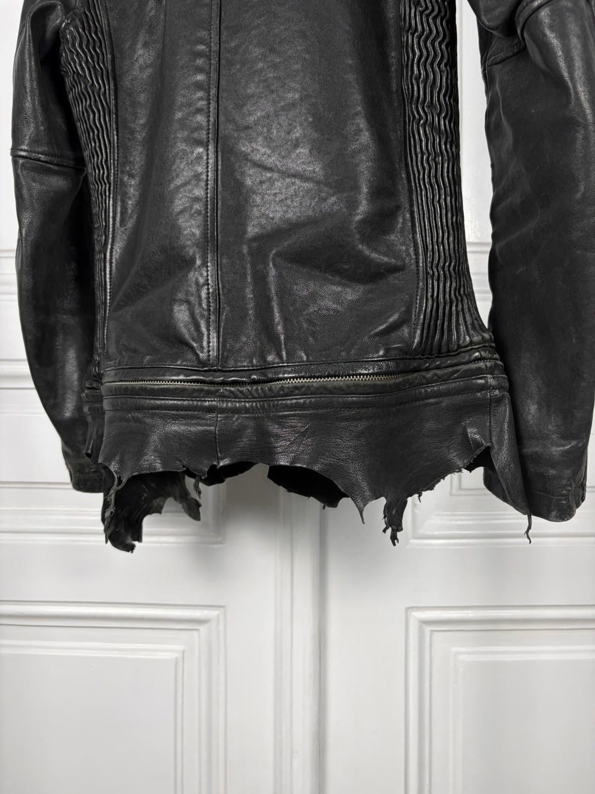 Jack Rose Fox fur leather jacket