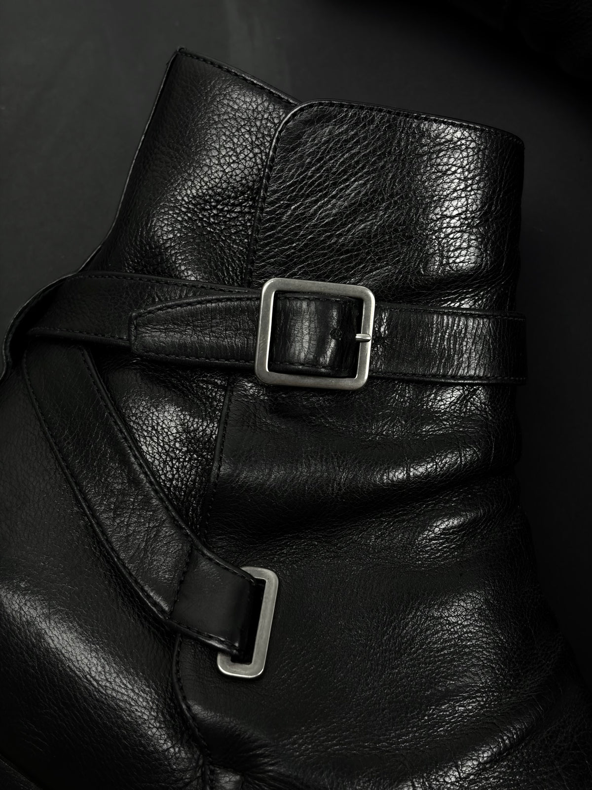 Saint Laurent Dorian Buckle Boots