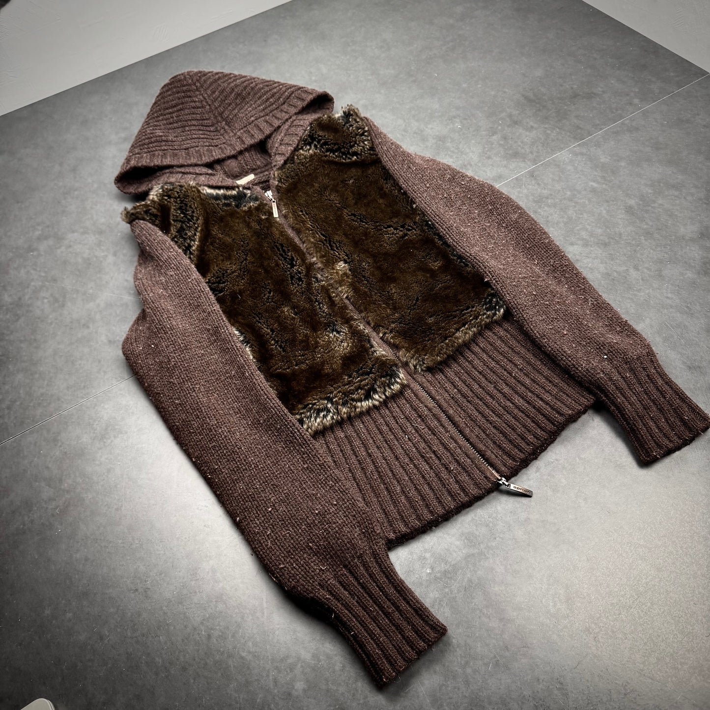 Vintage Fur Hoodie