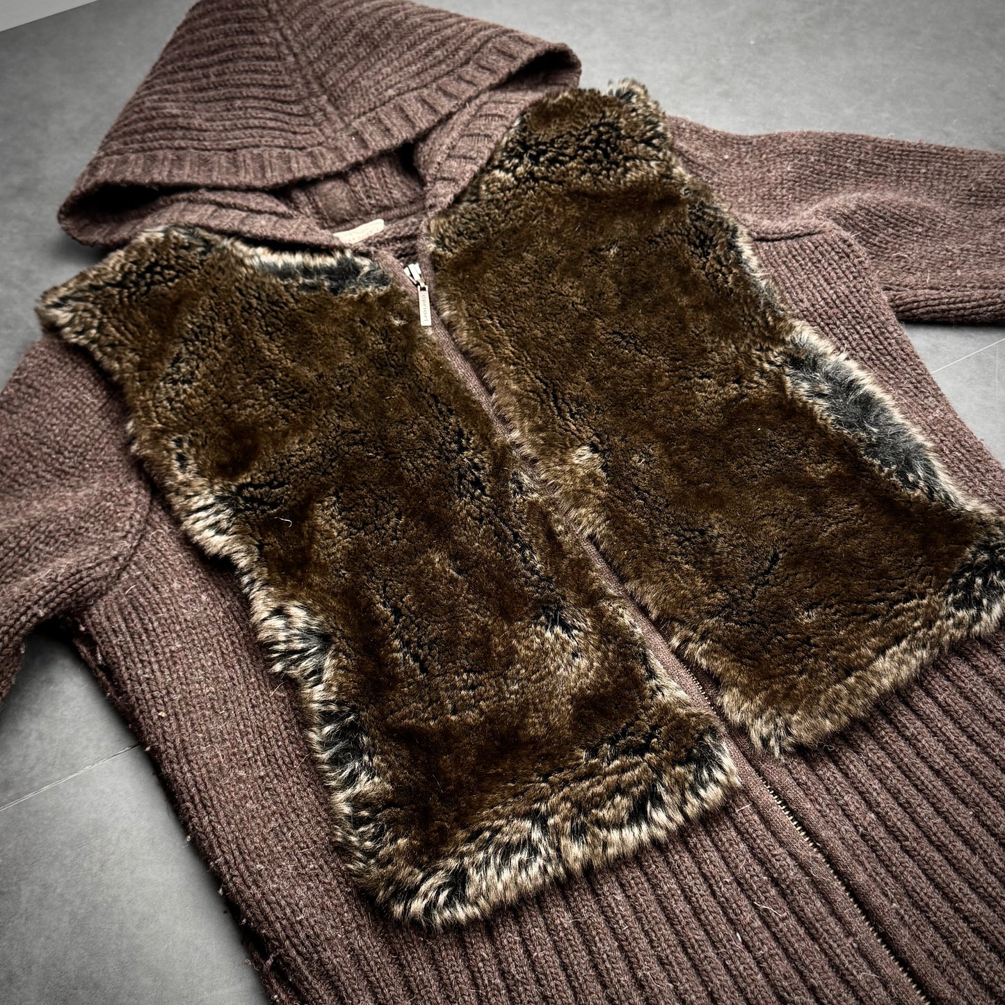 Vintage Fur Hoodie