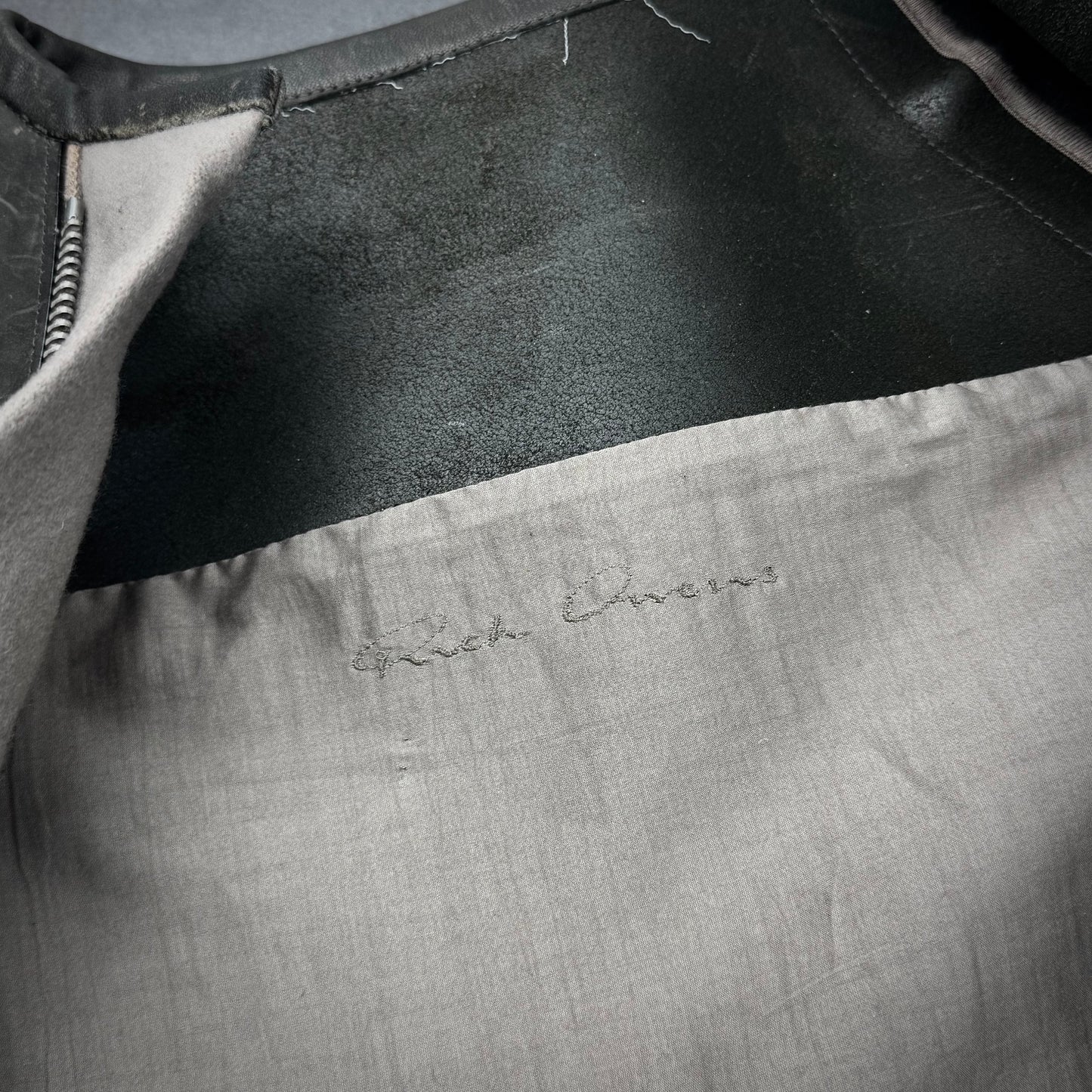 Rick owens olmar&mirta rare leather jacket