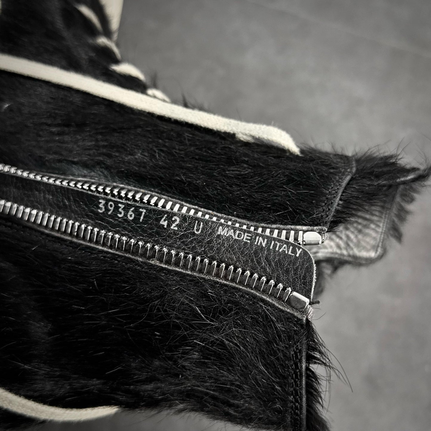 Rick owens „Ponyhair“ Ramones FW22 STROBE