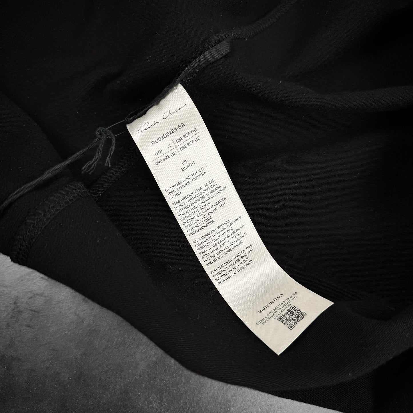 Rick owens „tommy“ T-shirt F/W24 Porterville