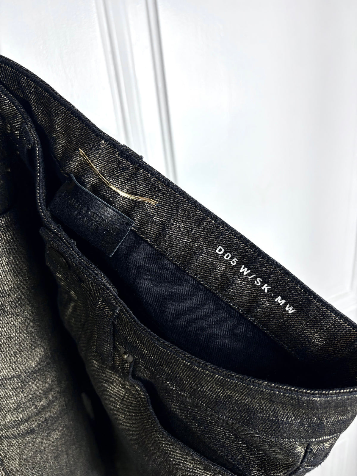 Saint Laurent Gold Coated D05 Denim