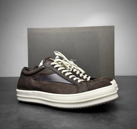 Rick owens brown/amethyst sample vans