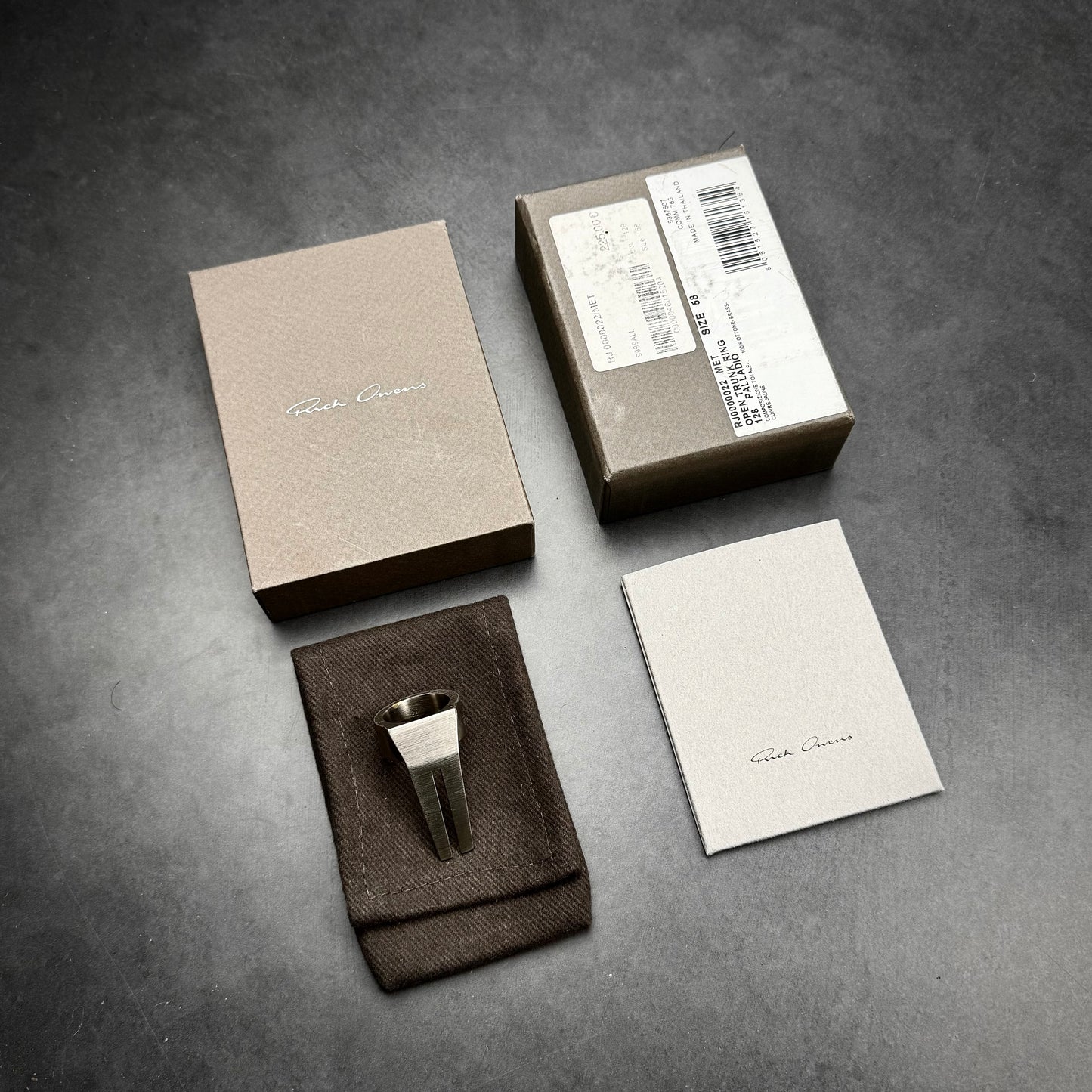 Rick Owens Trunk Ring