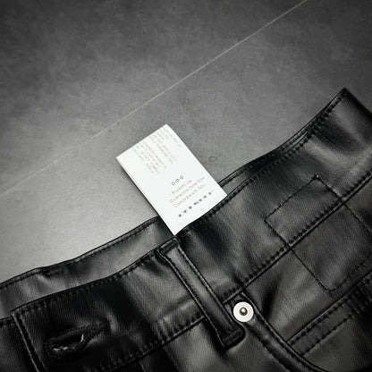 Rick owens „detroit cut“ leather/wax look bolan sample
