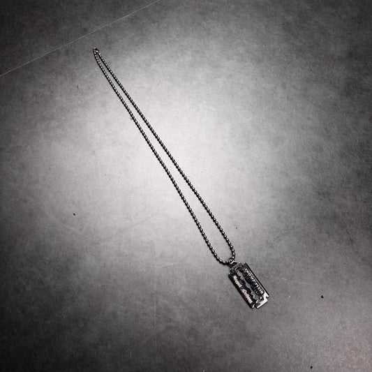 Philipp plein razorblade necklace