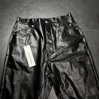 Rick owens „detroit cut“ leather/wax look bolan sample