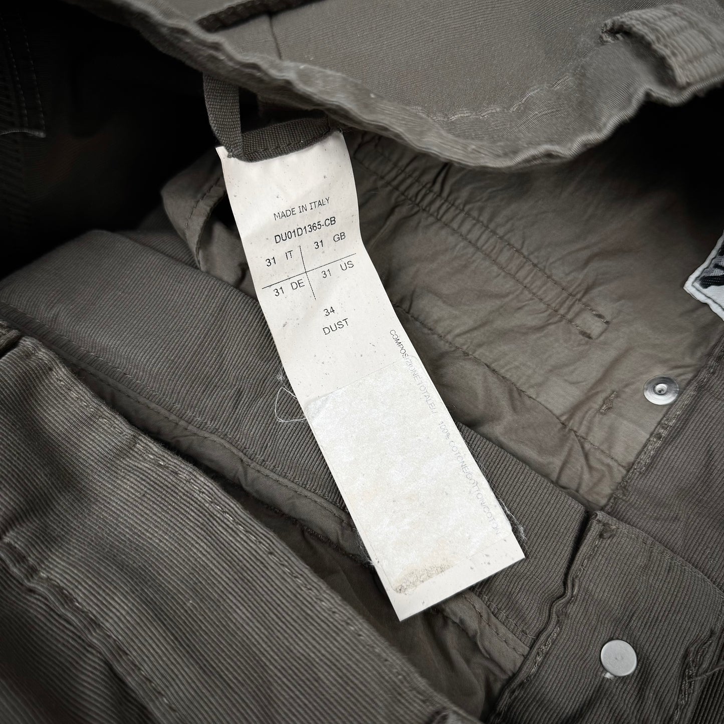 Rick Owens Bolan Sample Dust