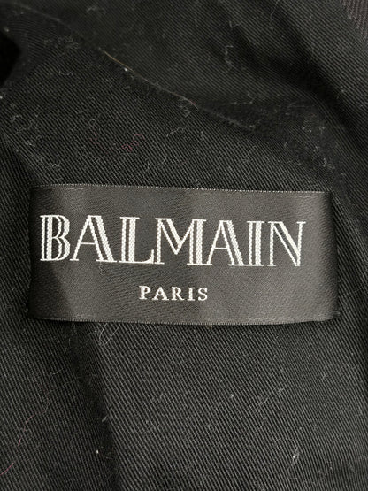 Balmain decarnin denim biker jacket
