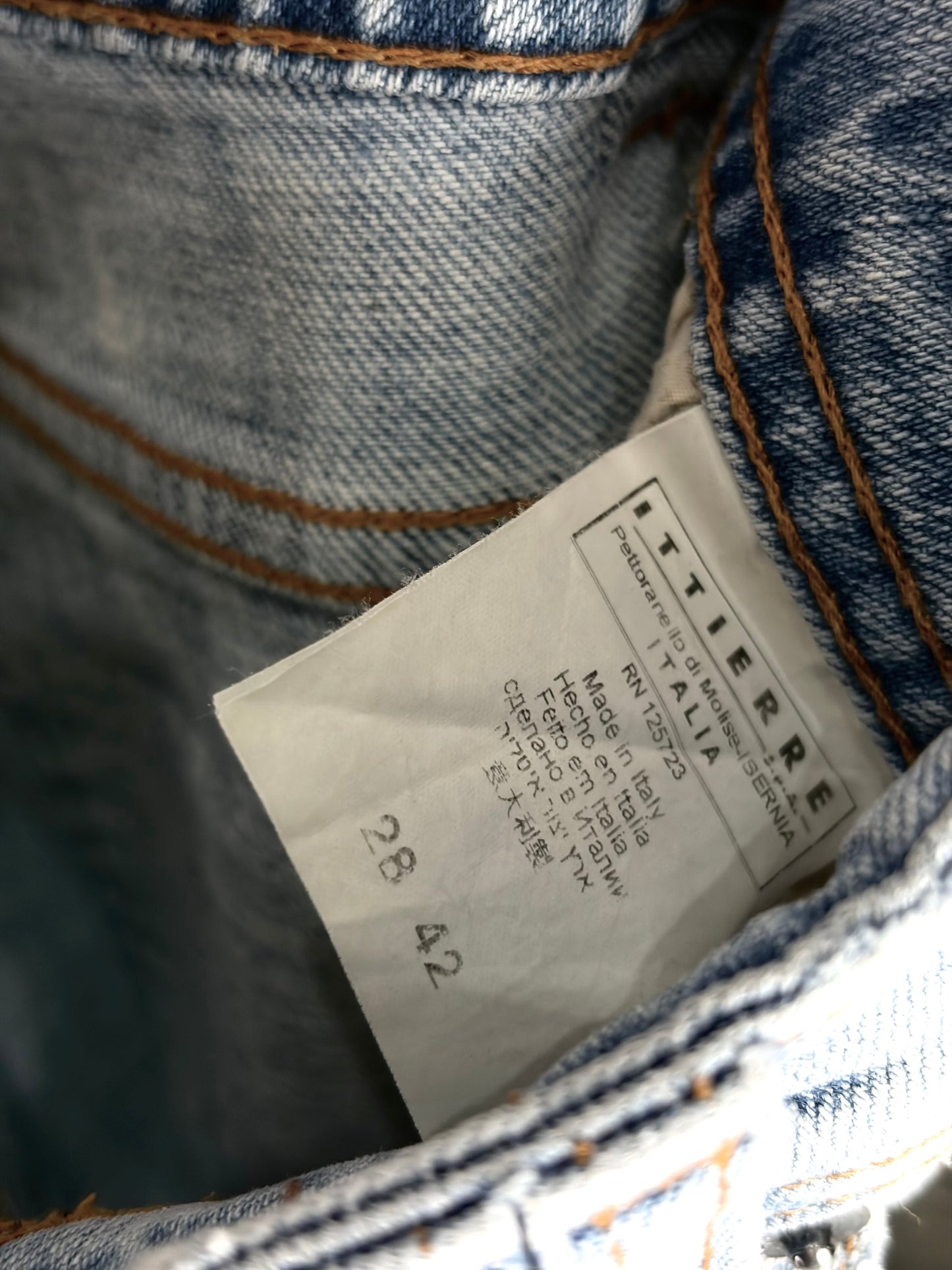 Galliano Distressed Doll Denim