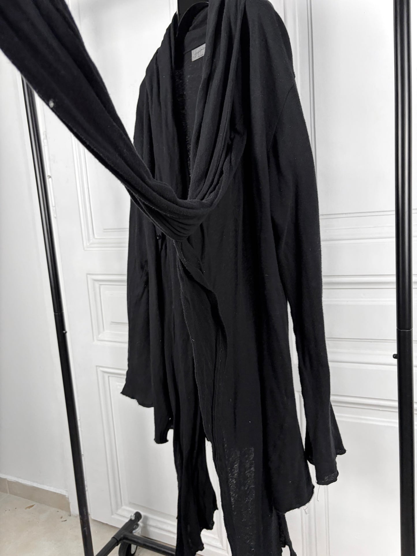 Yohji Yamamoto Scarf Cardigan