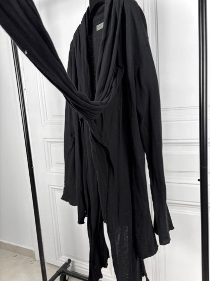 Yohji Yamamoto Scarf Cardigan