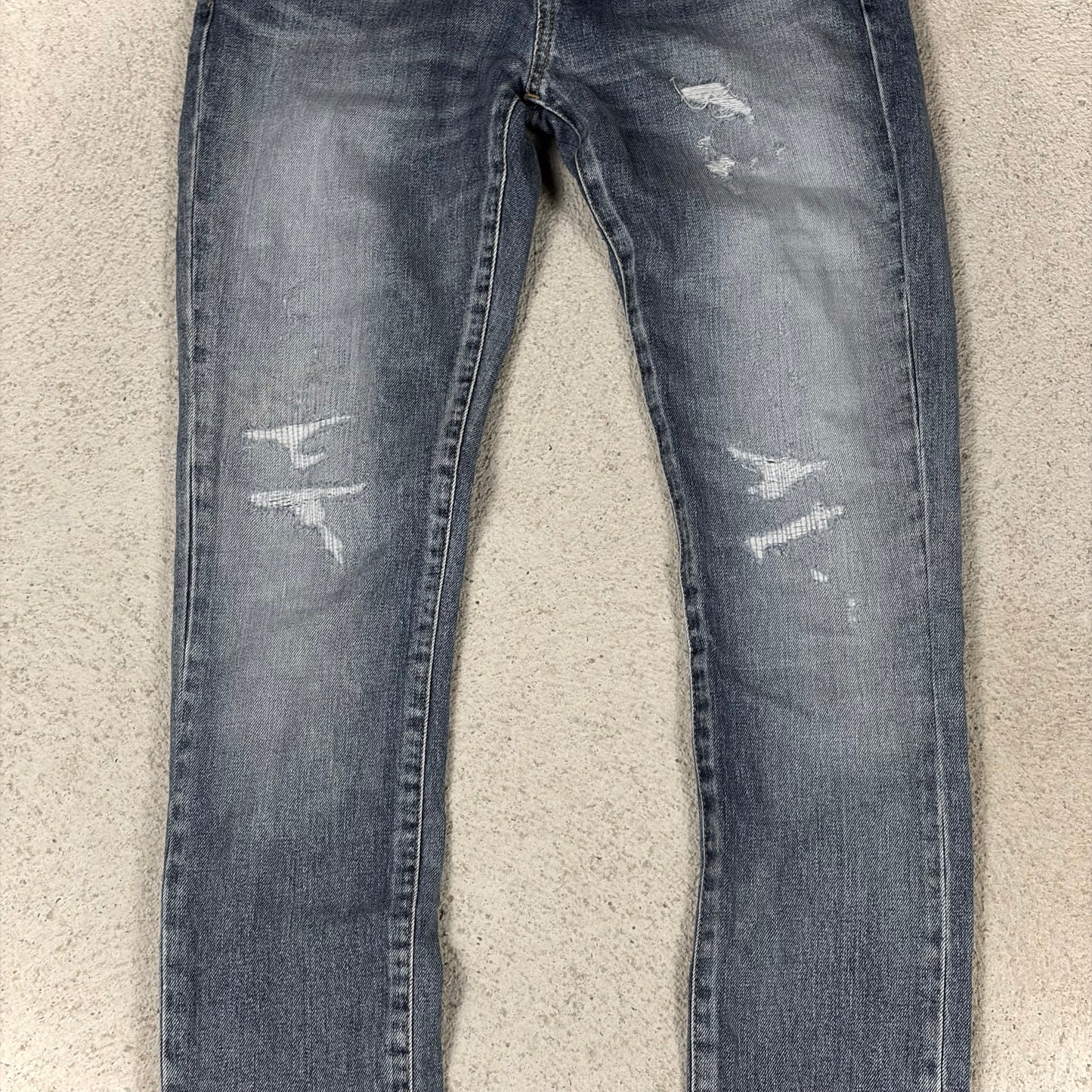 Saint Laurent 2016 D01 Distressed Denim