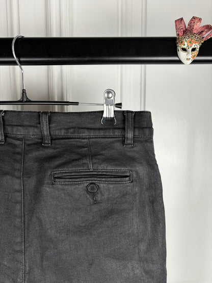 Balmain Waxed Biker Pants