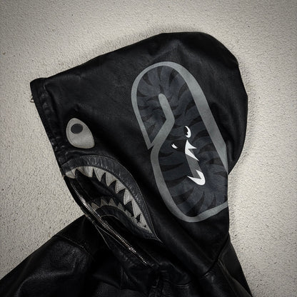 Bape Leather Hoodie/Jacket
