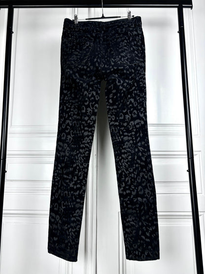 Saint Laurent Velours Leopard D05