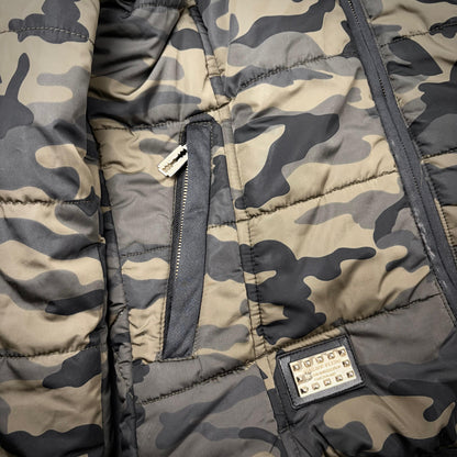 Philipp plein camo puffer jacket