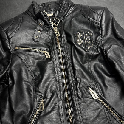 Philipp plein Razorblade leather jacket