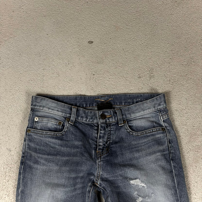 Saint Laurent 2016 D01 Distressed Denim