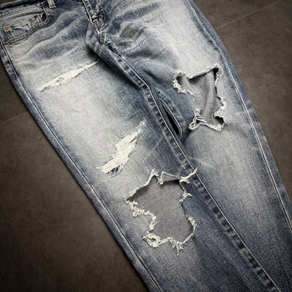Saint Laurent d01 Crash Denim